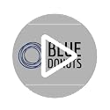 Blue Donuts Wall-Mounted Paper Towel Holder - Black Easy Tear Dispenser