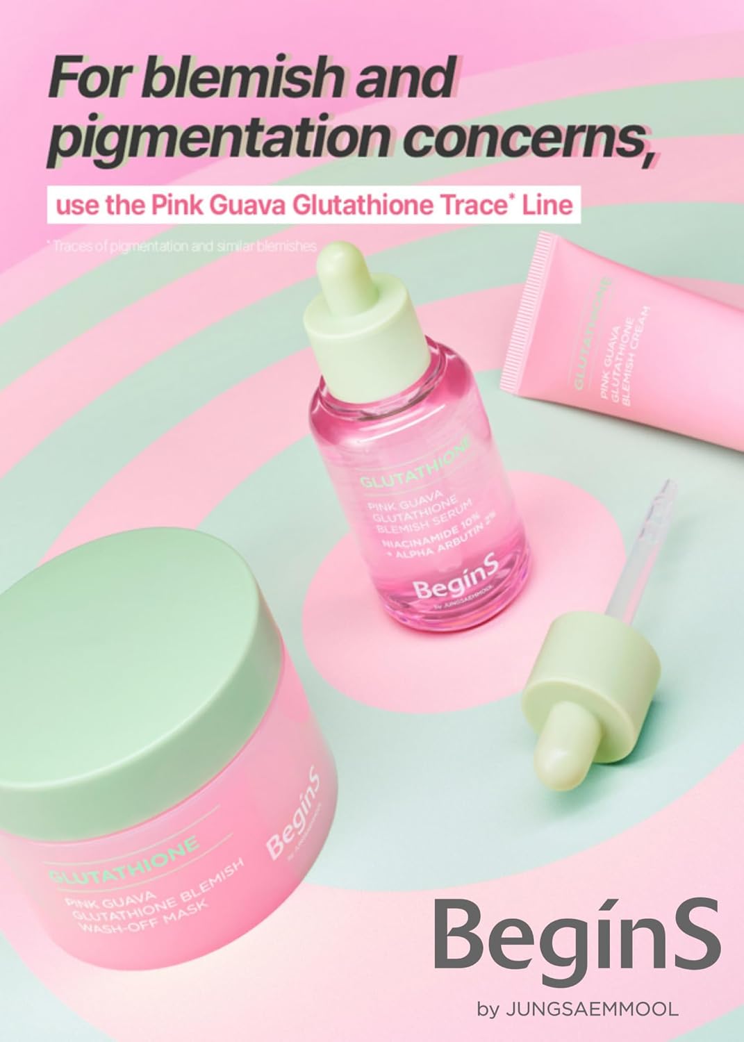 Glutathione Wash-Off Mask - Pink Guava Jelly Face Mask with Vitamin C & Niacinamide for Hydration | 3.17 Fl Oz