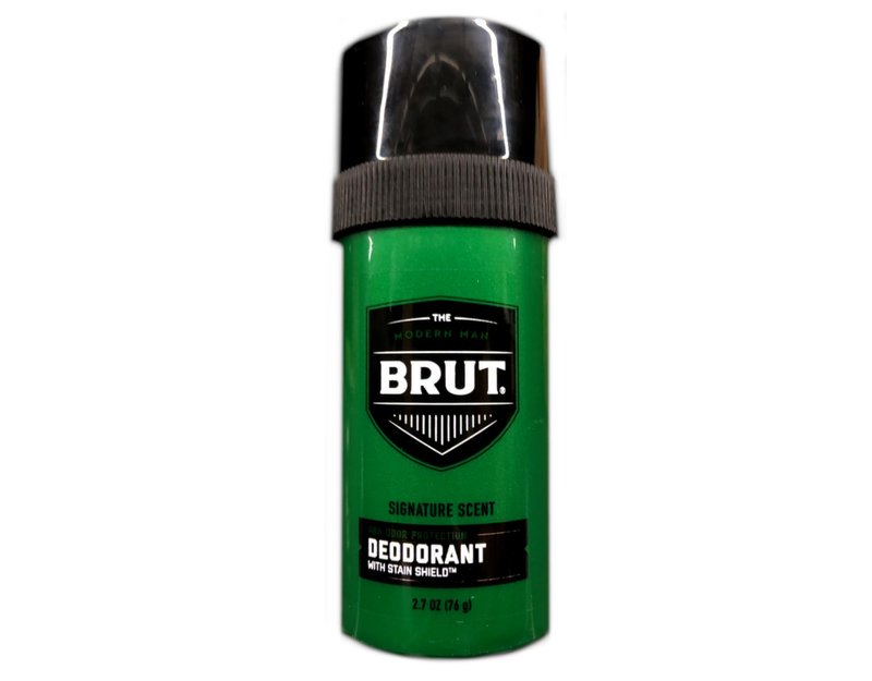 Brut Round Solid Deodorant For Men, 2.5 oz (Pack of 3) Packaging May Vary