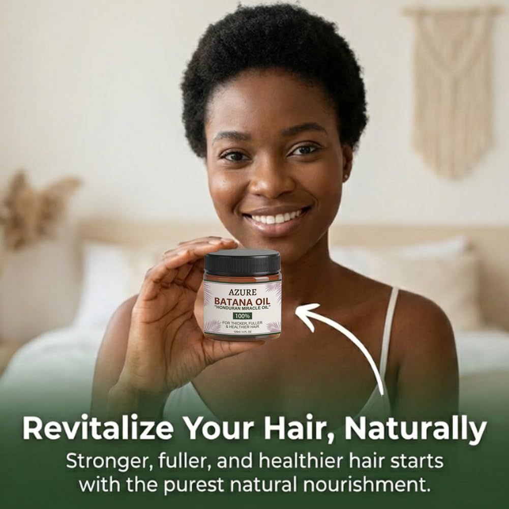 Batana Oil for Hair Growth - Natural Treatment for Thicker, Healthier Hair | 1 oz