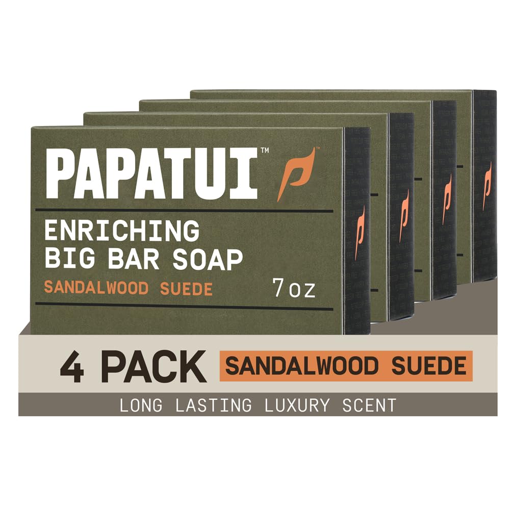 Enriching Bar Soap for Men - Hydrating Mango Butter & Avocado Oil | Lush Coconut | 7oz