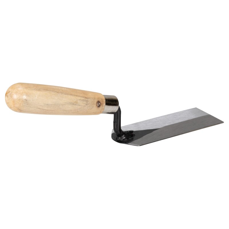 Marshalltown Masonry Margin Trowel, 5 Inches by 2 Inches, Carbon Steel Blade, Wood Handle, Concrete Trowel for Masonry Tools and Concrete Tools, 97