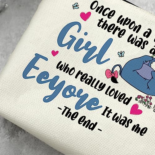 Donkey Cartoon Makeup Bag for Women - Cosmetic & Travel Pouch