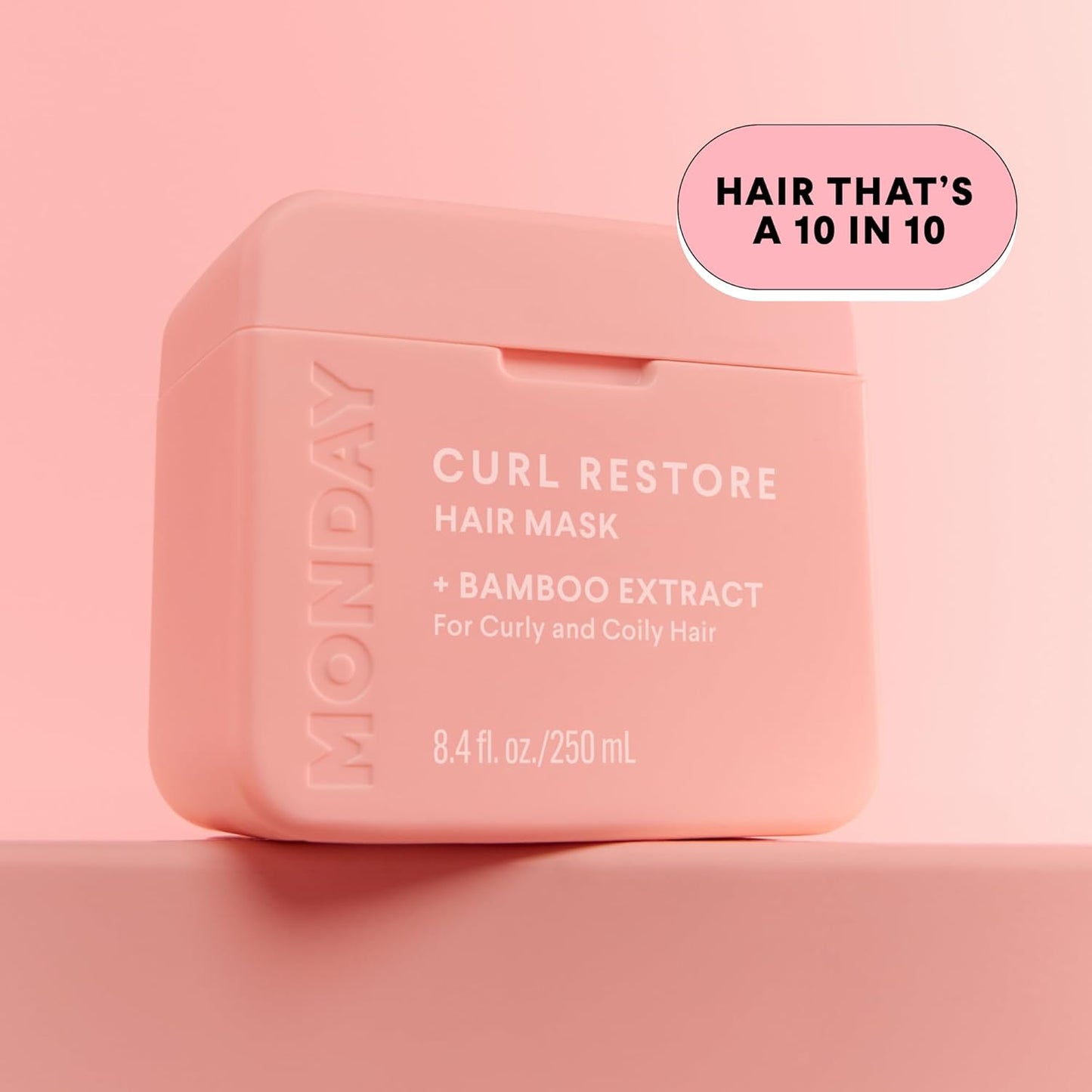 CURL RESTORE Hair Mask - Bamboo Extract, Coconut Oil & Shea Butter for All Curl Types | 250 mL