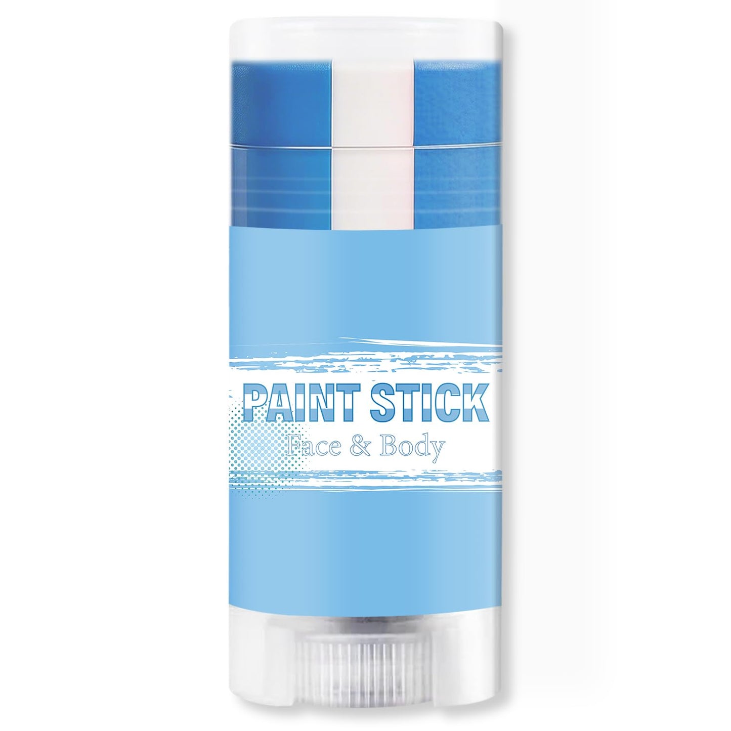 Blue White and Blue Argentina Face Paint Stick for World Cup Fans, Sweatproof & High Pigment Sports Face Body Paint Sticks for Football, Rugby, Softball, Baseball, Lacrosse, Party Accessories