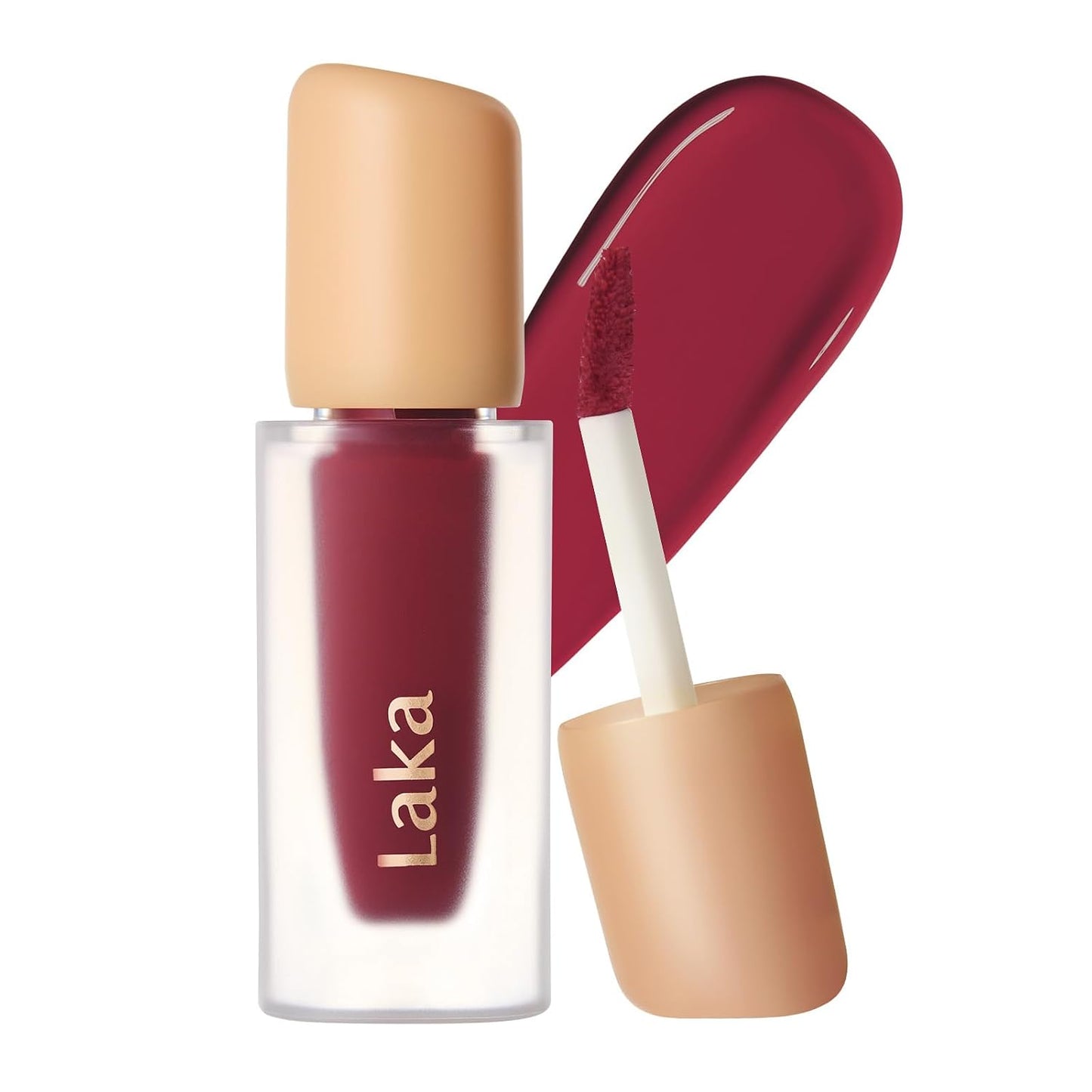 Fruity Glam Tint Lip Stain - Hydrating, Lightweight, Buildable Color | K-Beauty #101 Joyful, 4.5g/0.15oz