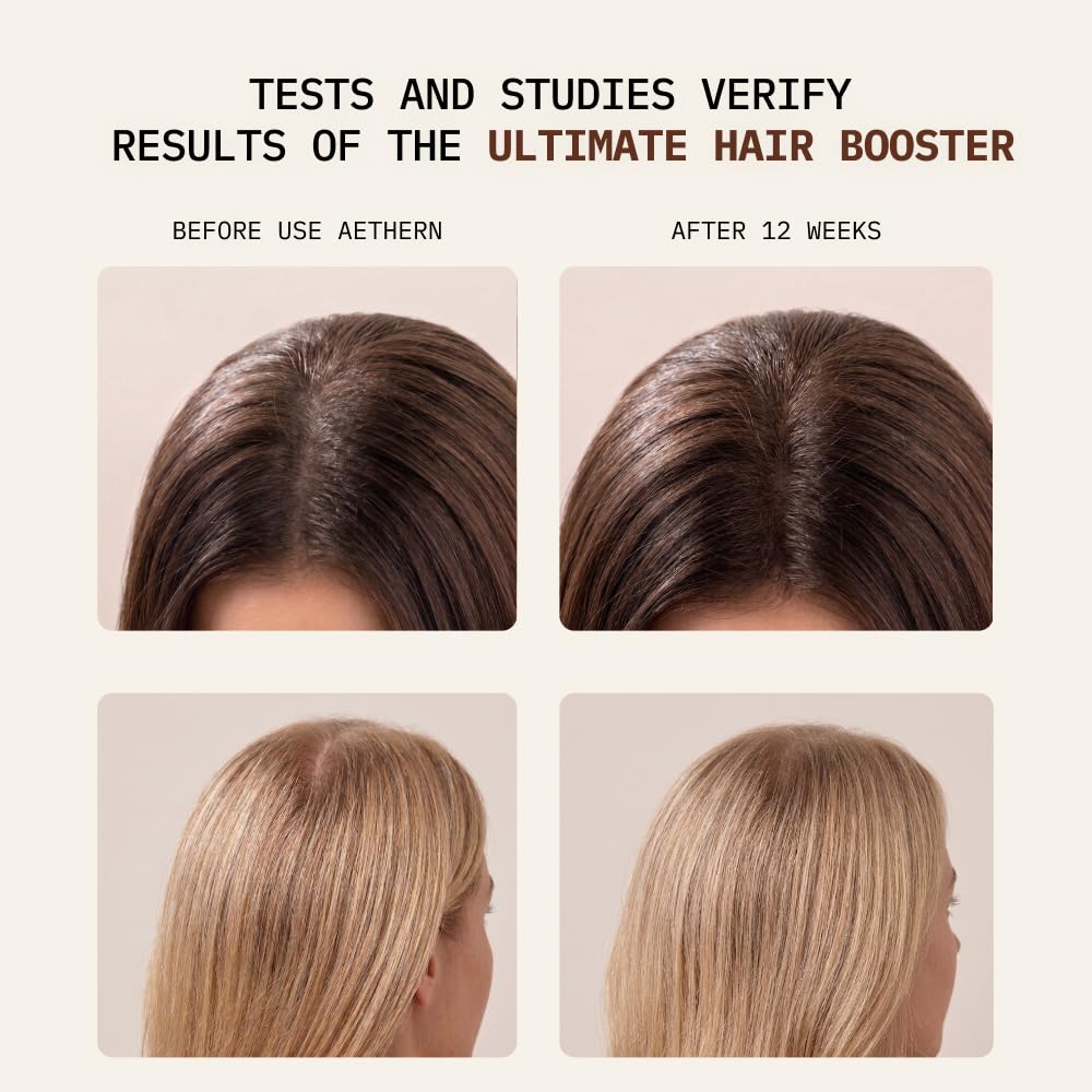 Liquid Hair Growth Supplement - Biotin-Infused Formula for Stronger, Shinier Hair | 28 Ready-to-Drink Servings