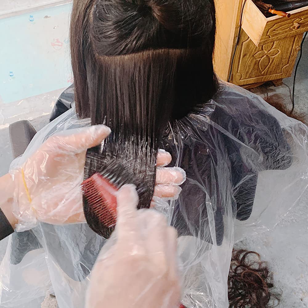 Hedume 120pcs Disposable Capes Hair Salon, 63 x 51 In Hair Cutting Cape, Disposable Barber Cape, Waterproof Shampoo Capes for Barber Shop, Beauty Salon, Home Hairdressing, Hair Coloring