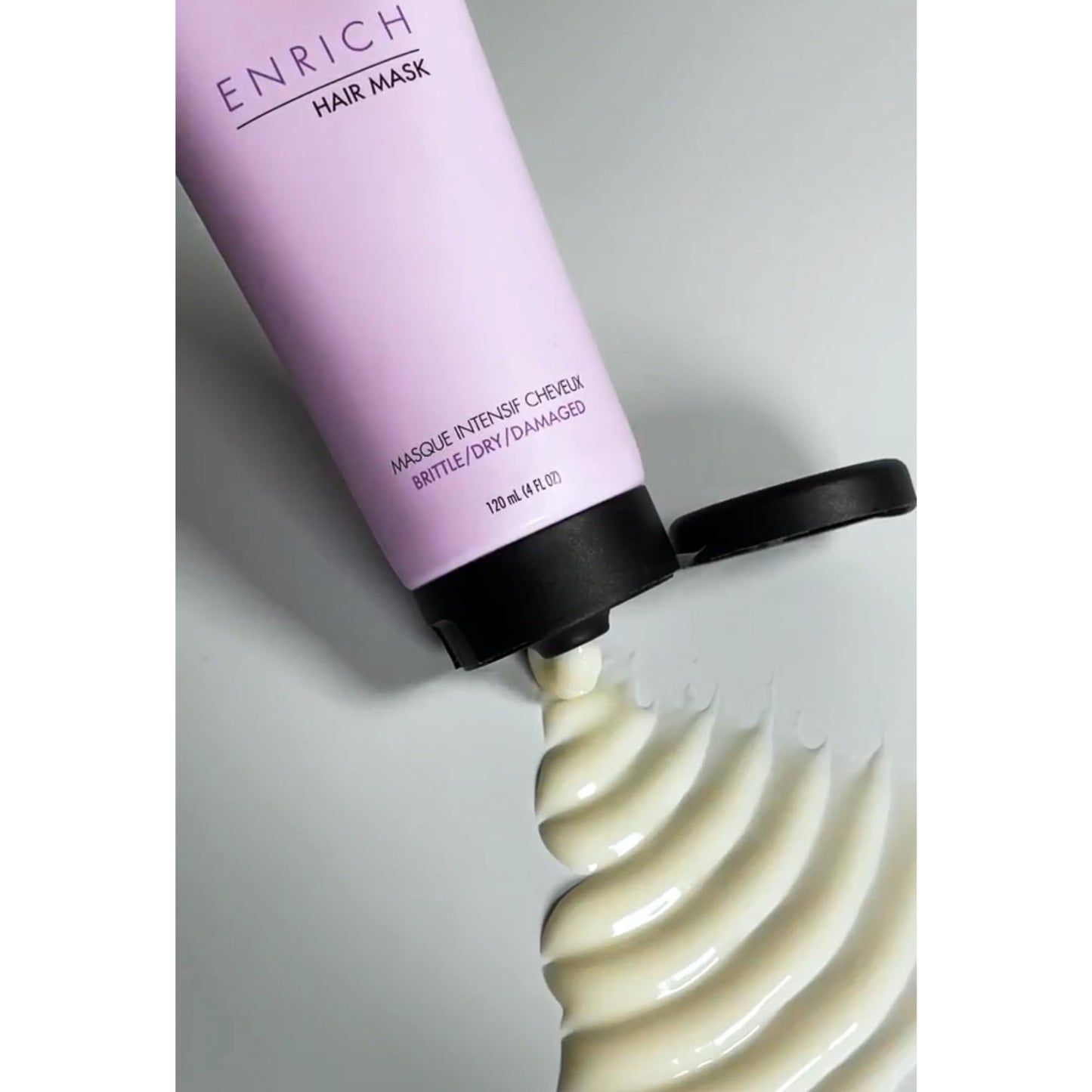 Josh Rosebrook Enrich Hair Mask for Dry & Damaged Hair, Deep Conditioning & lightweight - Anti-Frizz Leave-In Repair Treatment For Split Ends & Breakage, 4 fl oz