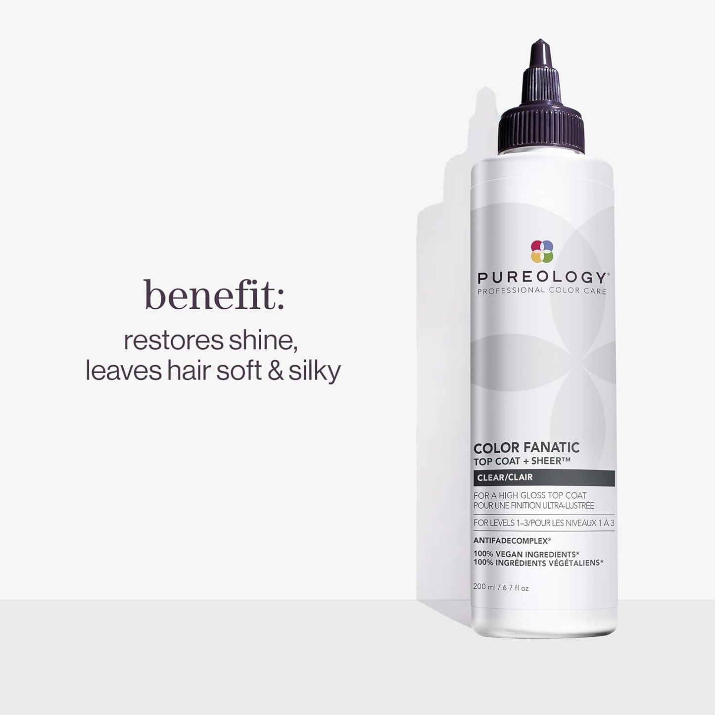 Pureology Color Fanatic Top Coat | Hair Color Treatment for Vibrancy, Shine & Smoothness