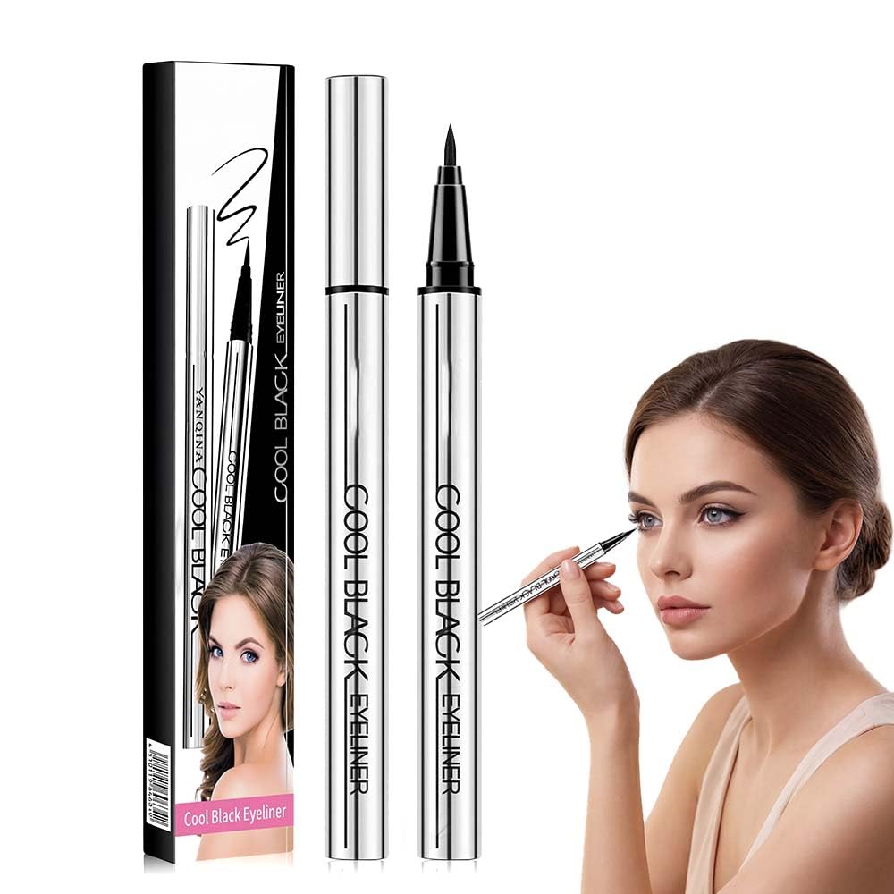 Long Lasting Waterproof Liquid Eyeliner - 24 Hour Smooth Application, Ultra Creamy Texture | 1 Piece