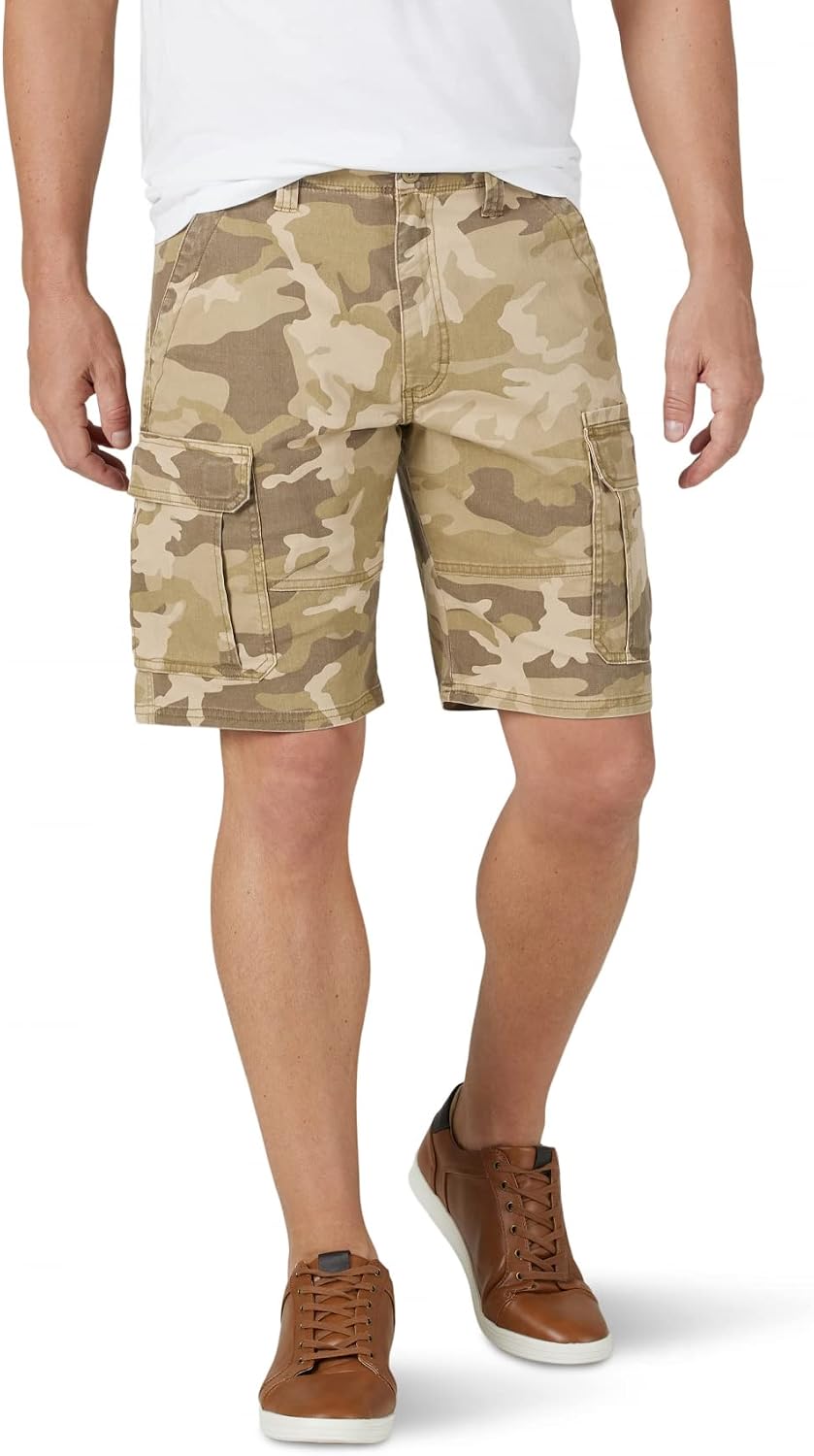 Men's Classic Cargo Stretch Shorts - Wrangler Authentics | Comfortable Fit, Versatile Style