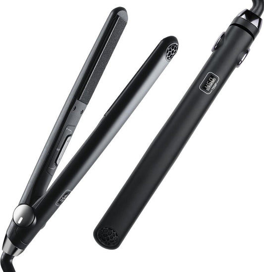 Tymo Sway Hair Straightener - 1 Inch Professional Flat Iron with 10s Fast Heating & 32 Adjustable Temp | Dual Voltage, Auto Shut Off