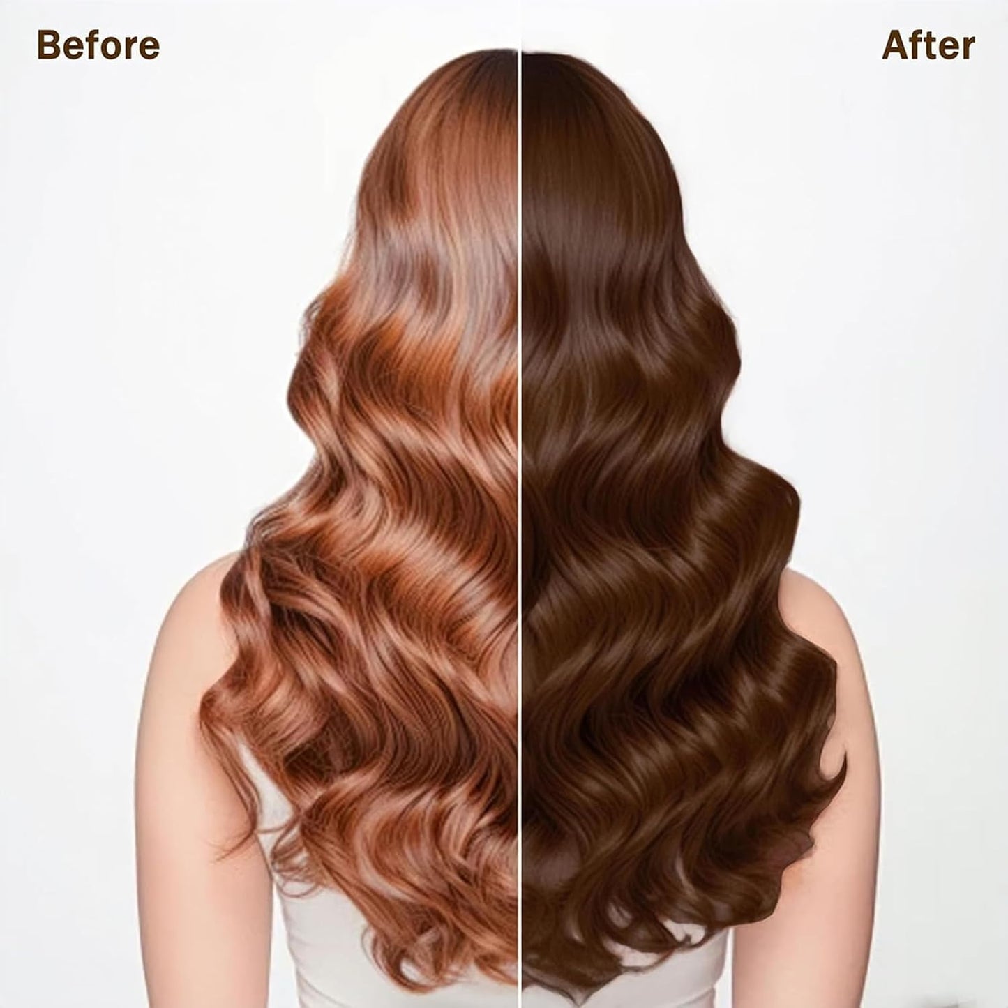 Dark Coffee Hair Dye Shampoo - 3 in 1 Gray Coverage | Long-Lasting Natural Color, Herbal Ingredients, 500ml