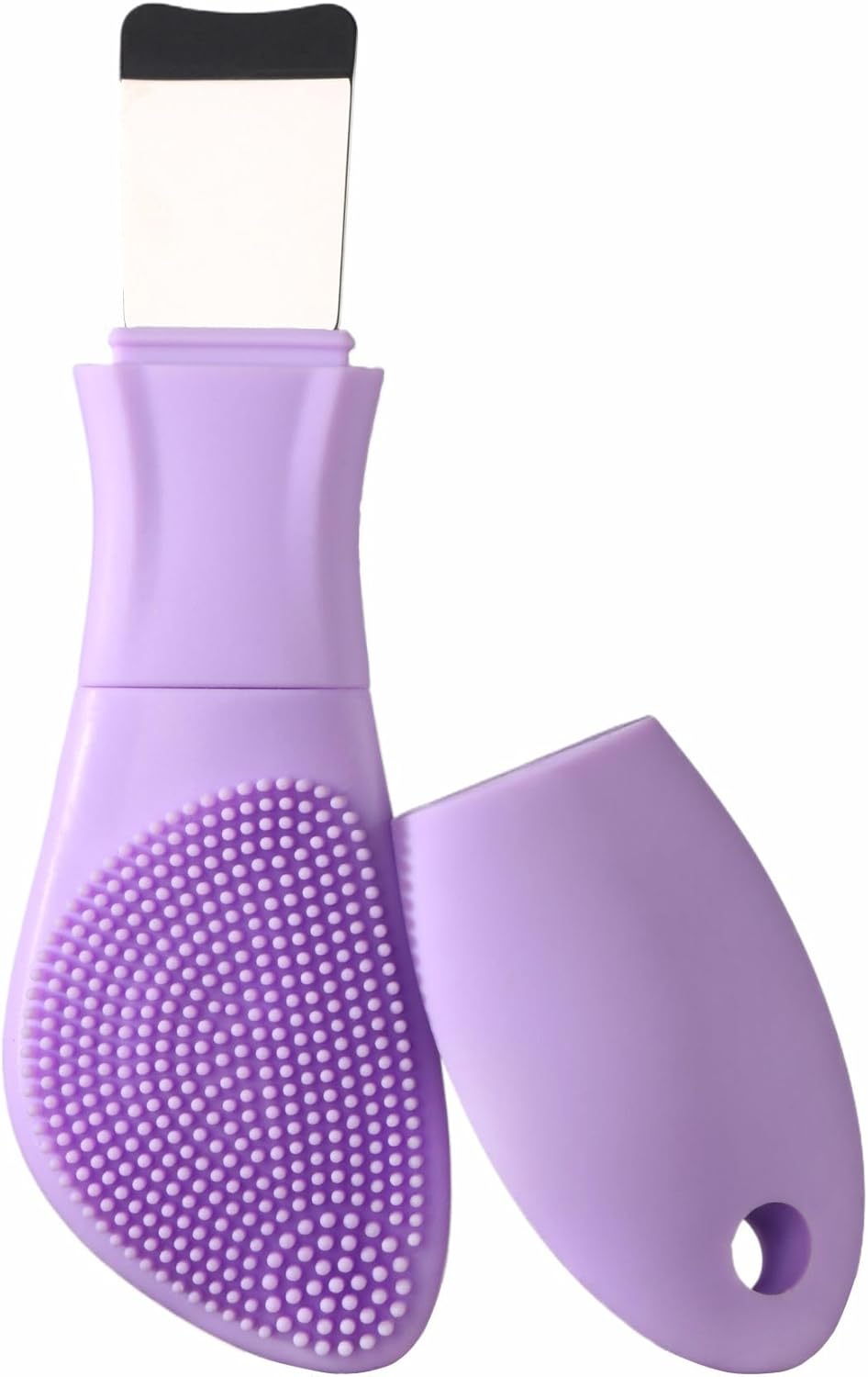 Blackhead Remover | Silicone Face Scrubber & Exfoliator for Deep Cleansing - Purple Color