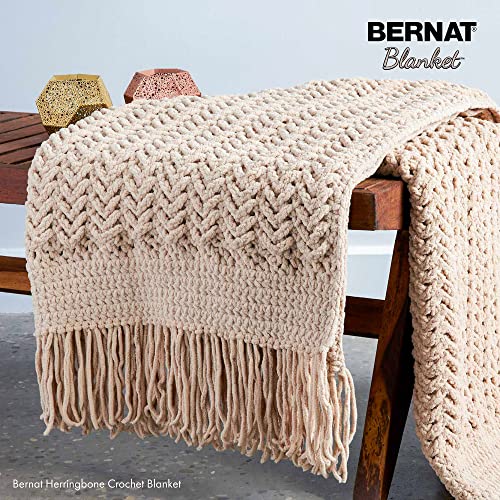 Bernat Blanket Yarn - Plum Fields, Soft Chenille Yarn, 300g