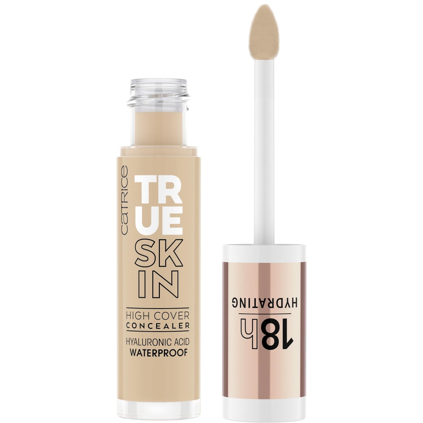 Catrice | True Skin High Cover Concealer (032 | Neutral Biscuit) | Waterproof & Lightweight for Soft Matte Look | With Hyaluronic Acid & Lasts Up to 18 Hours | Vegan, Cruelty Free