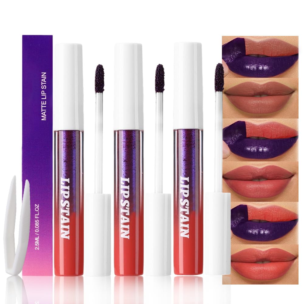 Warm Nude Pink Lip Stain - Matte Finish, Transfer Proof, Long Lasting Waterproof Lip Tint | Highly Pigmented 24-Hour Wear