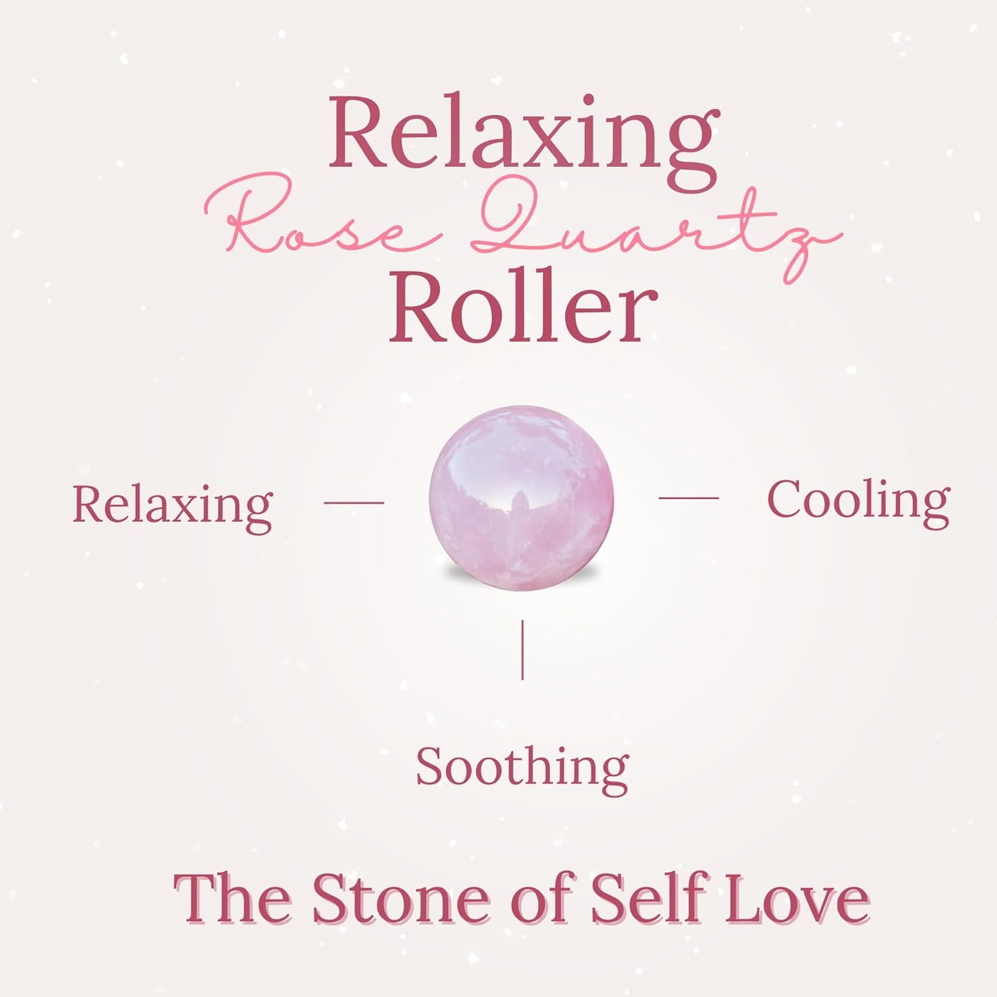 Organic Castor Oil with Rose Quartz Roll-On | Cold Pressed, Hexane Free, Unrefined - 50ml for Hair Growth & Skin Moisturizing