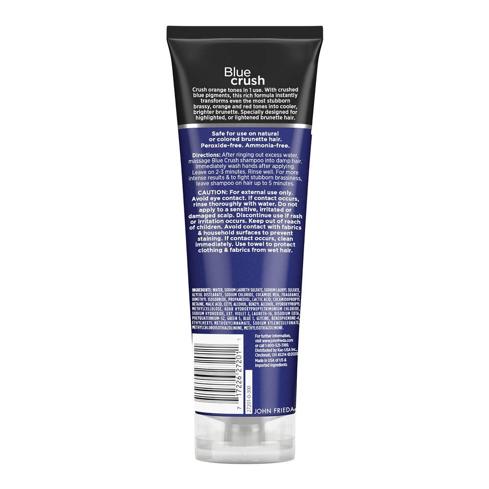 Blue Crush Conditioner - Toning Shampoo for Brunette Hair | Nourishes Color-Treated & Natural Hair, 8.3 Oz