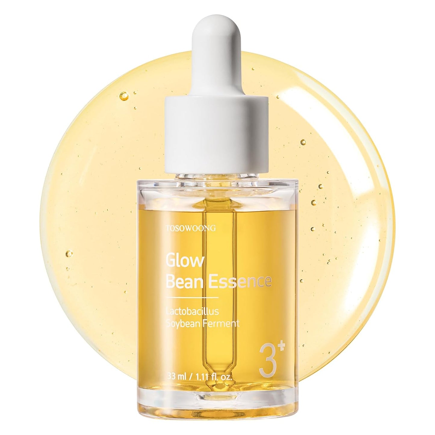 Glow Bean Essence Serum - 31,025ppm Soybean Ferment Extract for Hydrating & Radiant Skin | 33ml / 1.11 fl. oz.