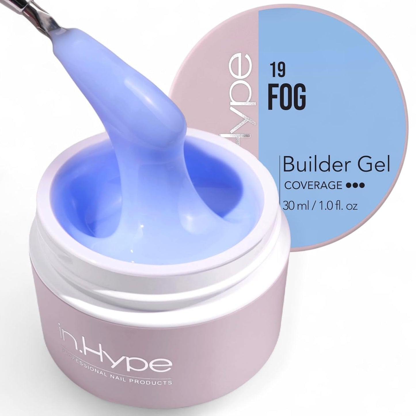 Professional Hard Builder Gel for Nail Extensions - UV/LED Formula | Baby Pink #3