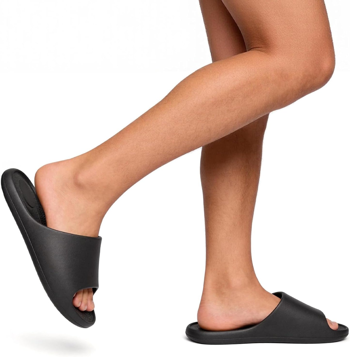 Shower Shoes for Women & Men - Non-Slip Quick-Drying Cloud Slides | Soft EVA with Arch Support for Gym, Pool & Indoor Use