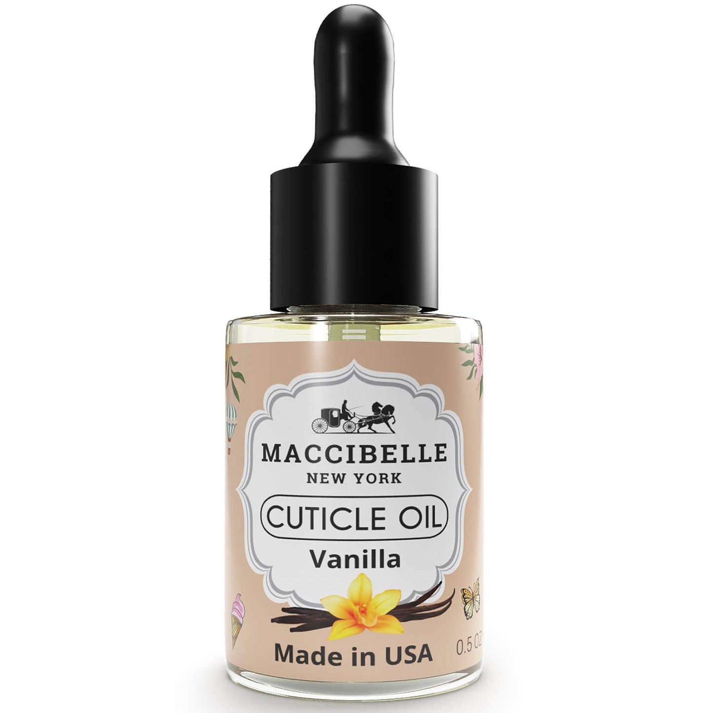 Cuticle Oil Refill - Nourishing Milk and Honey Formula for Dry, Cracked Cuticles | 8oz