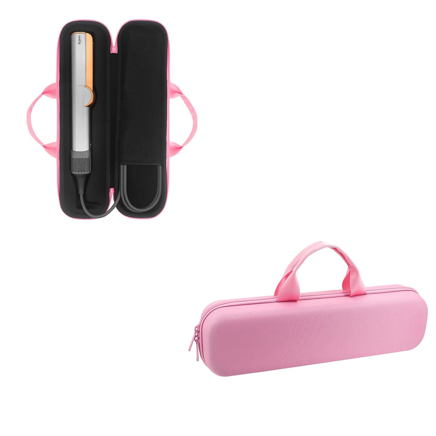 Buwico Hard Travel Case for Dyson Airstrait Straightener, Portable Storage Bag for Dyson Airstrait Straightener (Only Case, Pink)