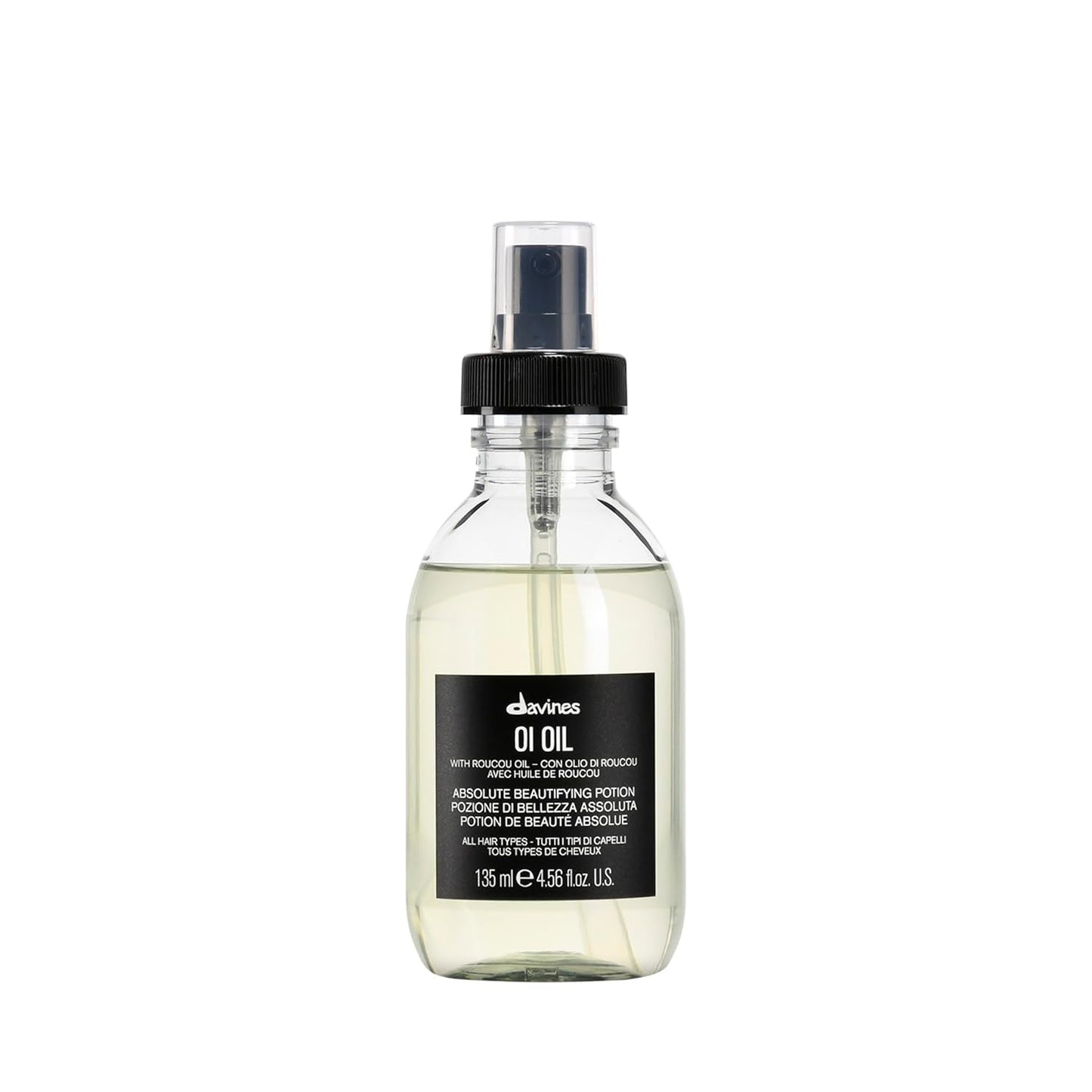 Davines OI Oil - Multi-Function Hair Serum for All Types | Weightless Anti-Frizz & Shine with Roucou Oil