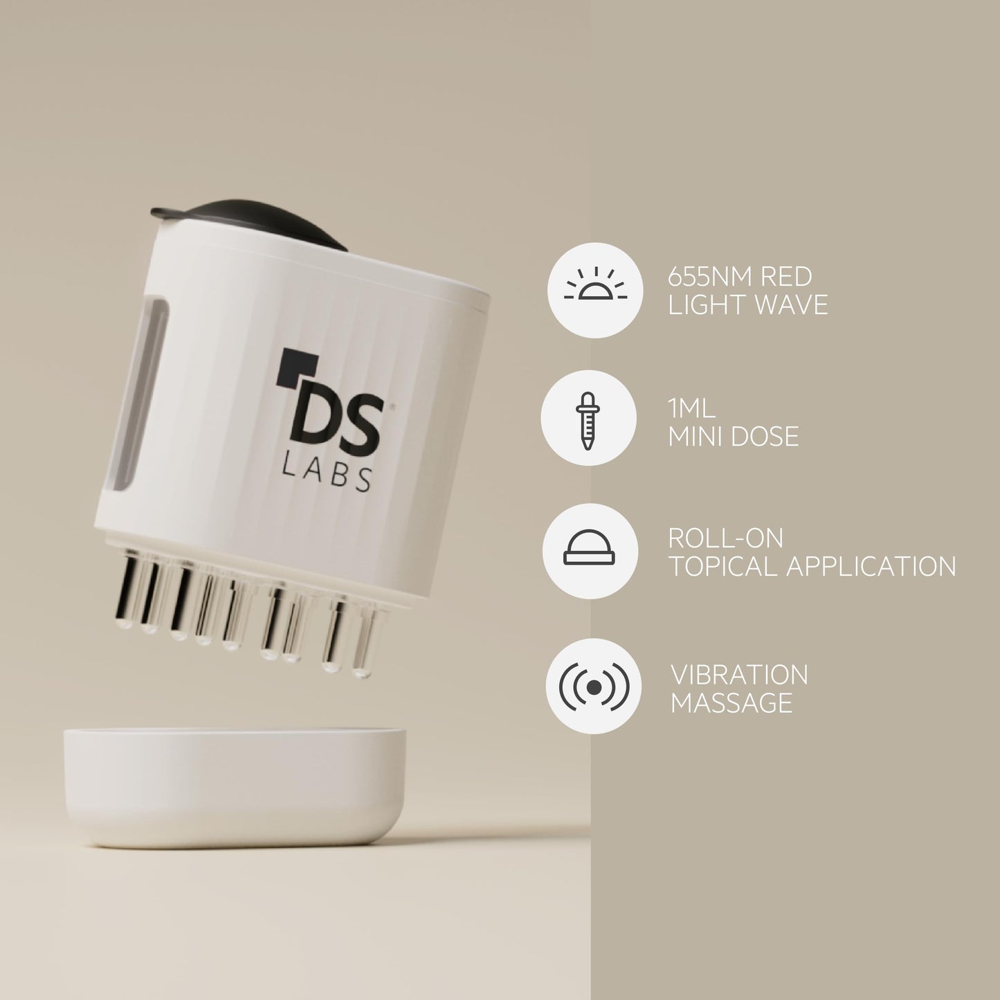 DS Labs Scalp Activator Red Light Therapy Serum Applicator for Scalp Care