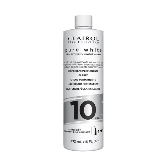 Clairol Professional Pure White 10 volume Crème Developer, 16 oz