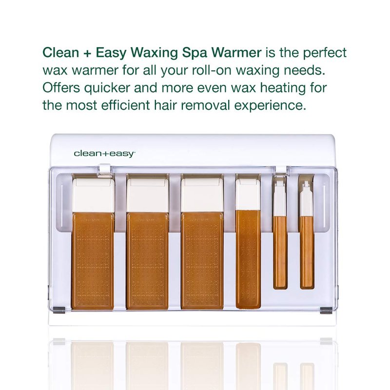 Clean + Easy Waxing Spa Heater - Wax Warmer for Roll-On Cartridges - Multi-Cartridge Warmer Wax Machine for Fast & Efficient Hair Removal, (120V)