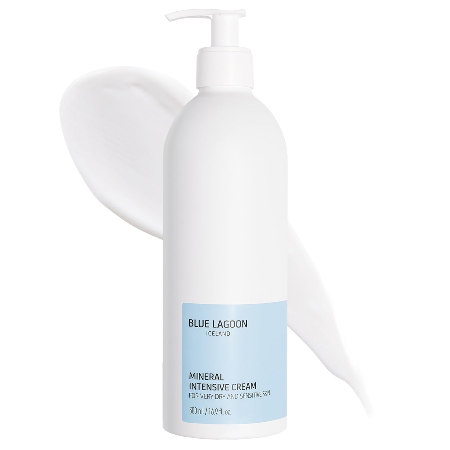 Blue Lagoon Skin Science - Mineral Intensive Cream - Rich Moisturizing Cream - Contains Blue Lagoon Seawater for Hydrating Skin - Gentle and Soothing on Skin - Prevents Dry Skin - 500ML