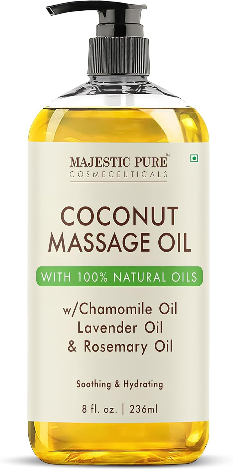 Firming Body Massage Oil - Smooth Cellulite & Improve Skin Texture - Natural Oils with Collagen | 8 fl oz