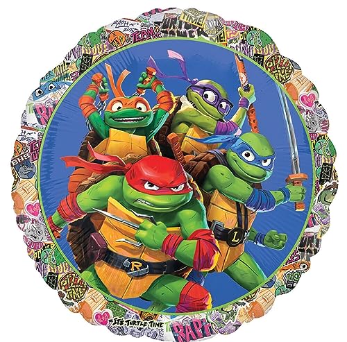 Anagram Teenage Mutant Ninja Turtle Foil Balloon Bouquet - 5 Pieces