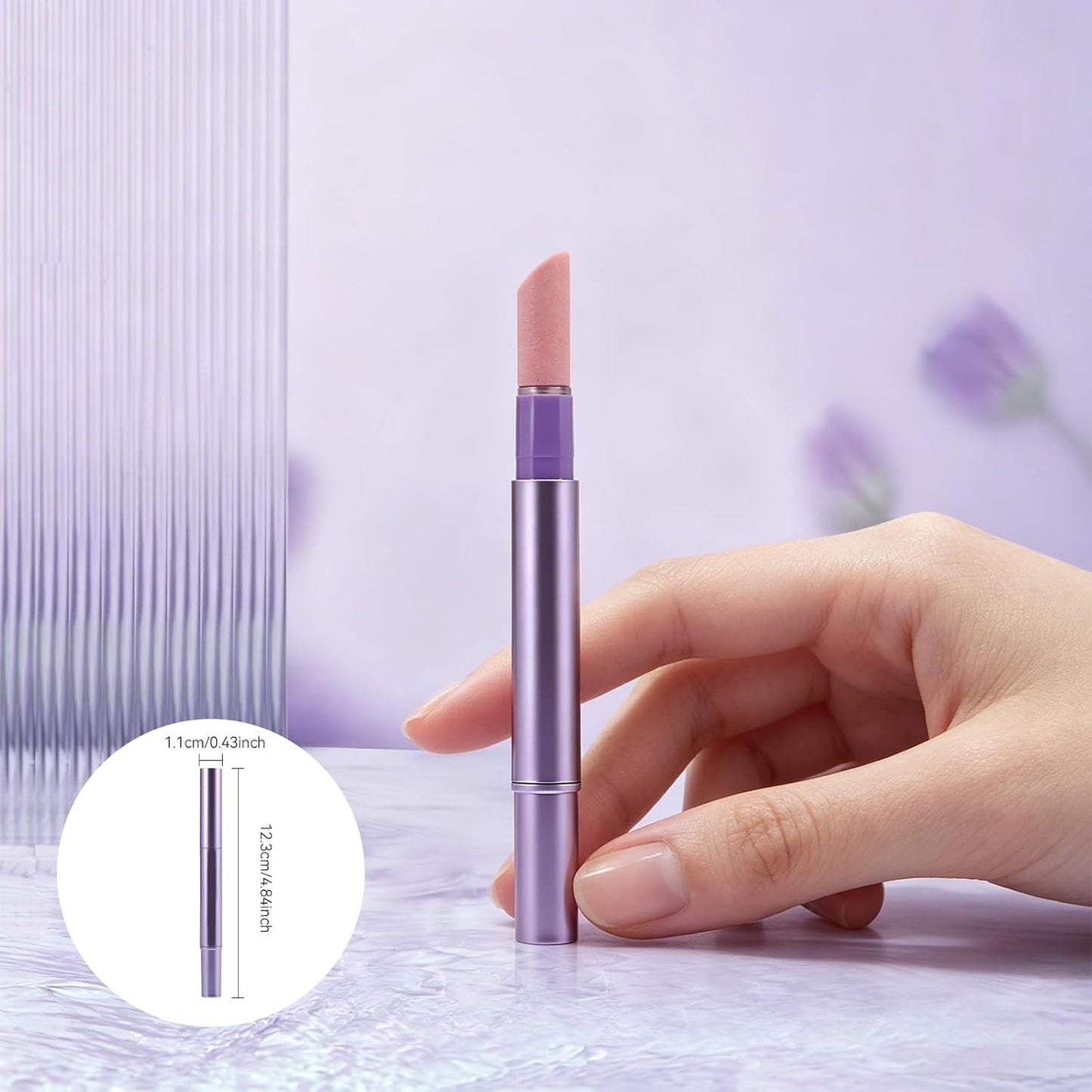 Cuticle Oil Pusher Pen - Nail Care Tool for Hangnails & Dry Nails | Moisturizing Cuticle Trimmer & Remover