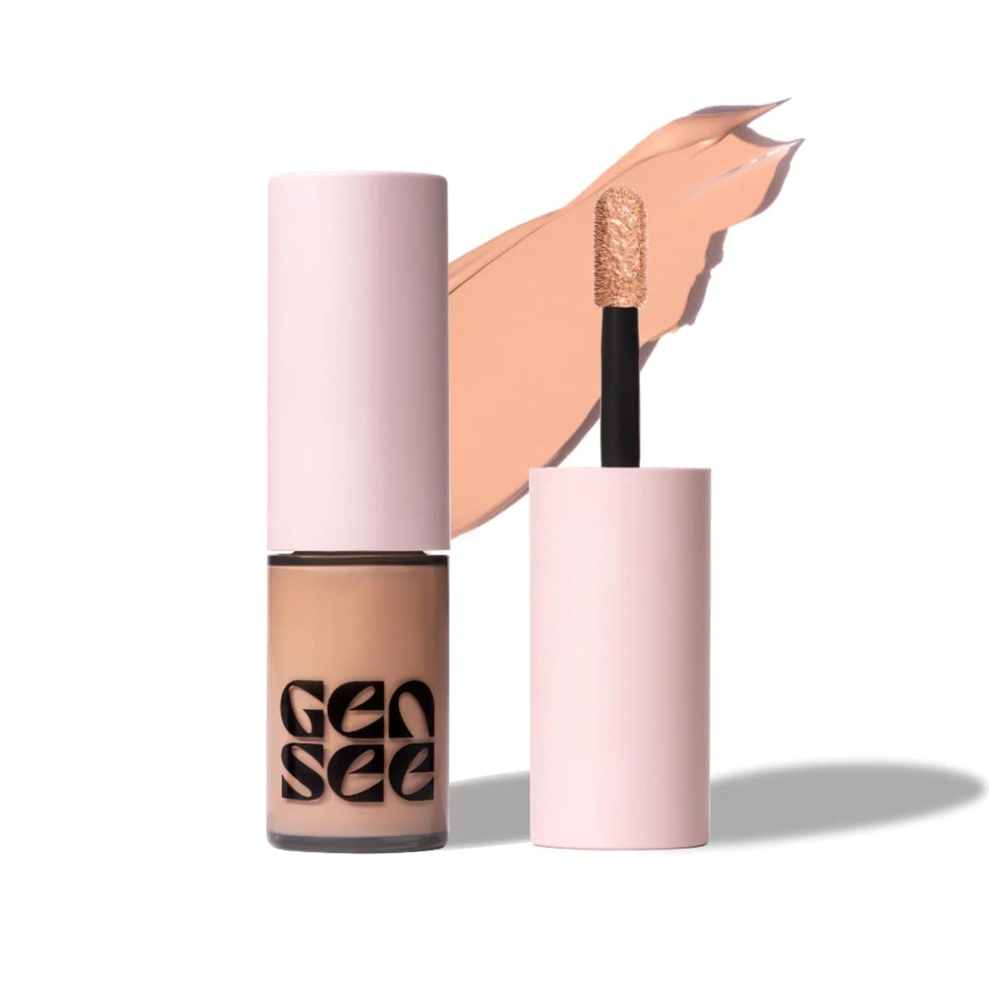 GEN SEE Mixed Media Matte Liquid Eyeshadow - High Pigment, Weightless Long-Lasting Formula | Linen Color, Vegan & Cruelty-Free