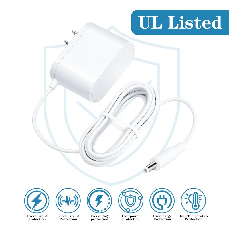 Power Cord Made for Skylight Calendar 15 inch - ONLY for 12V, Wall Plug Adapter with 6.6Ft Cable