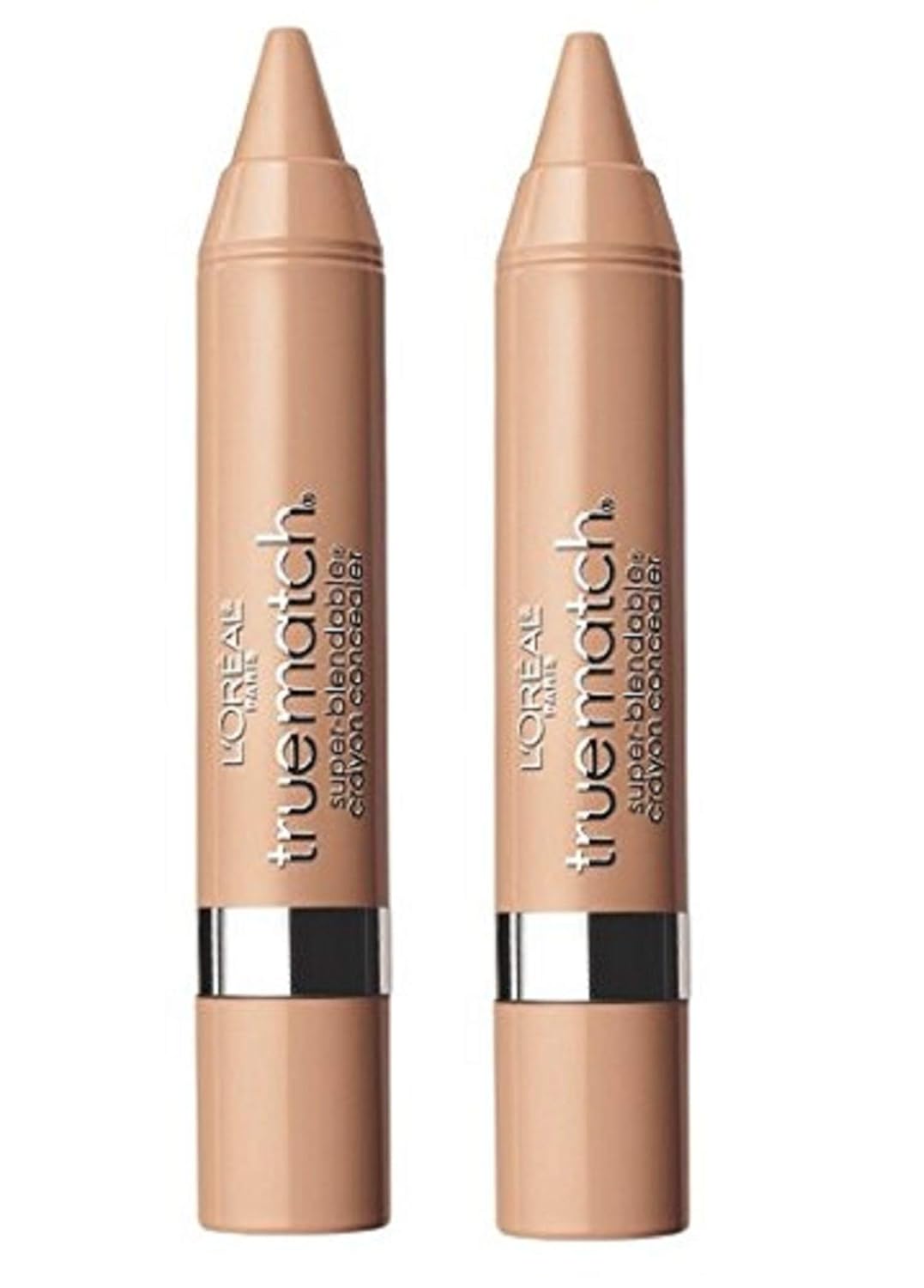 L'Oreal Paris True Match Crayon Concealer - Super-Blendable, Light/Medium Neutral | 0.10 oz (Pack of 2)