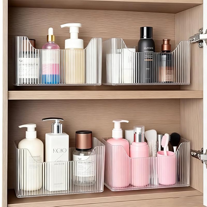 Tatibana Acrylic Wall Mounted Storage Rack - 2 Pcs Shower Basket