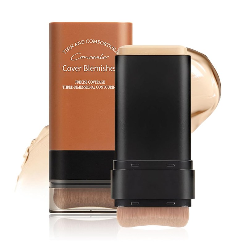 Full Coverage Foundation Stick - Water Resistant & Lightweight Makeup | Buildable Concealer for All Skin Tones