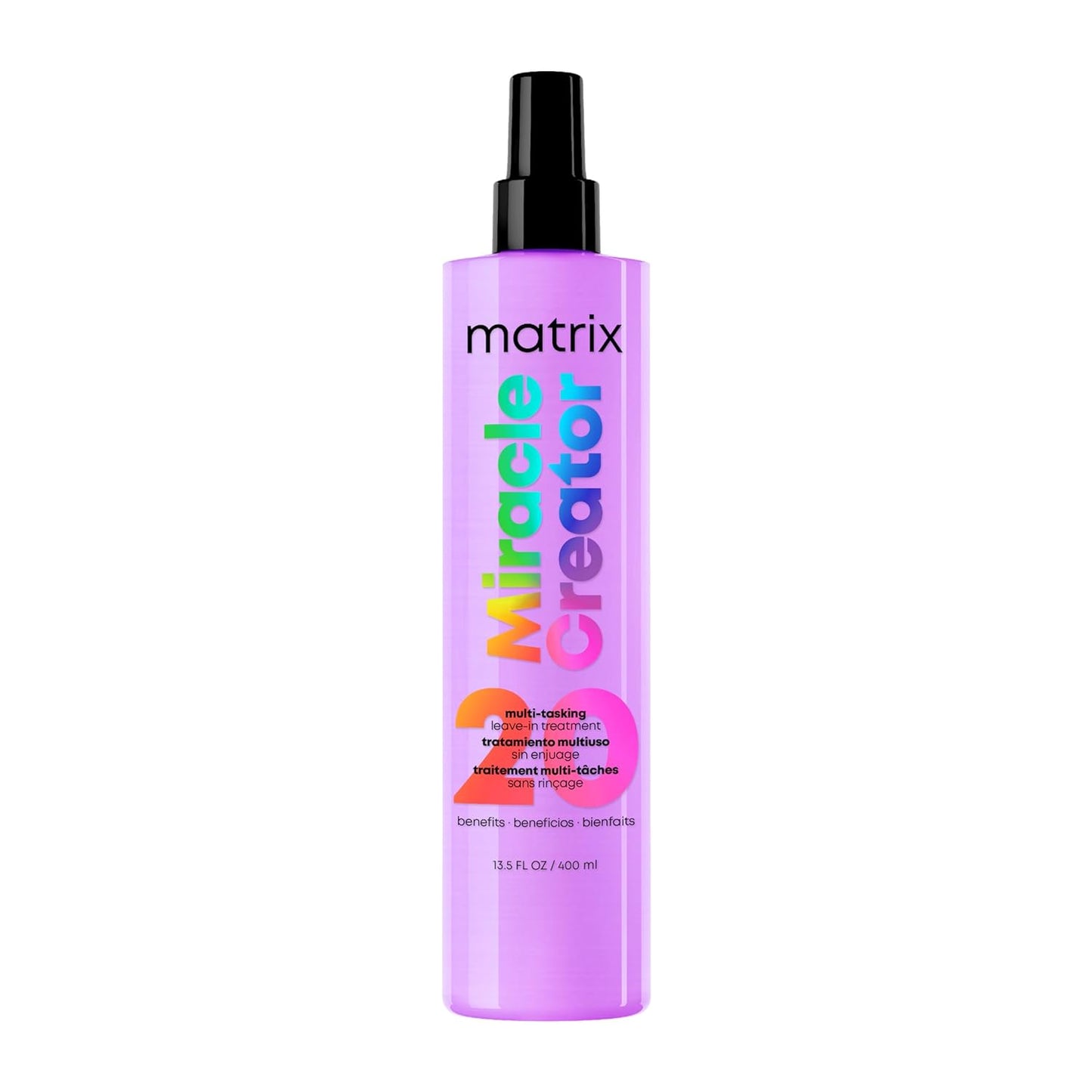 Matrix Miracle Creator Leave-In Conditioner Spray | Heat Protectant, Anti-Frizz, Moisturizing, 13.5 Fl Oz