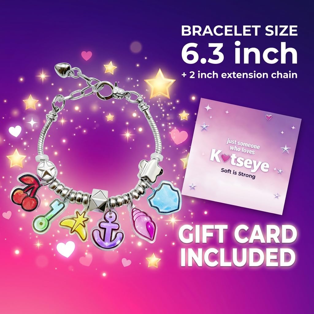 Guardian Shield Bracelet - K-Pop Inspired Jewelry with Pink Card | Perfect for Concert Outfits