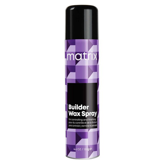 Matrix Styling Builder Wax Spray, Texture Wax Hairspray - Adds Texture & Body With Medium Control and Satin Matte Finish, For All Hair Types, Vegan, 4.6 Oz