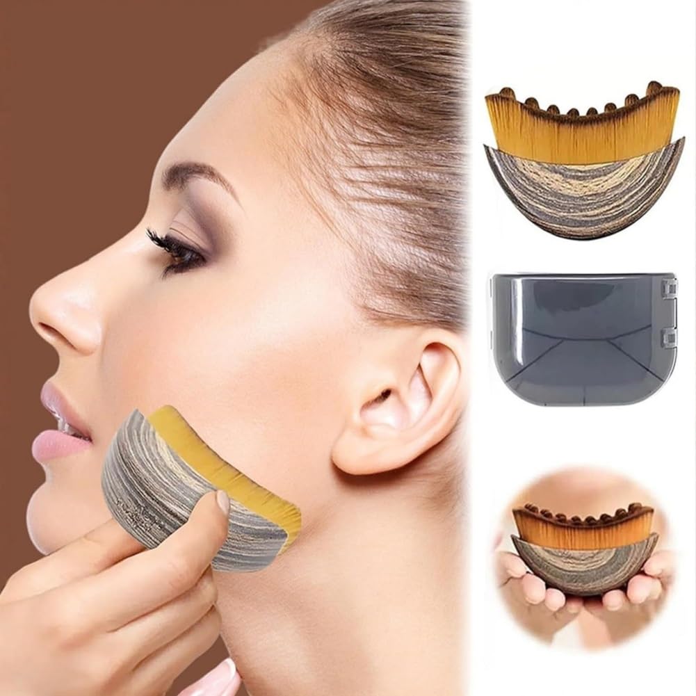 JBSZTH Lymphatic Contour Face Brush 2-Pack Gua Sha Massage Tool Drainage