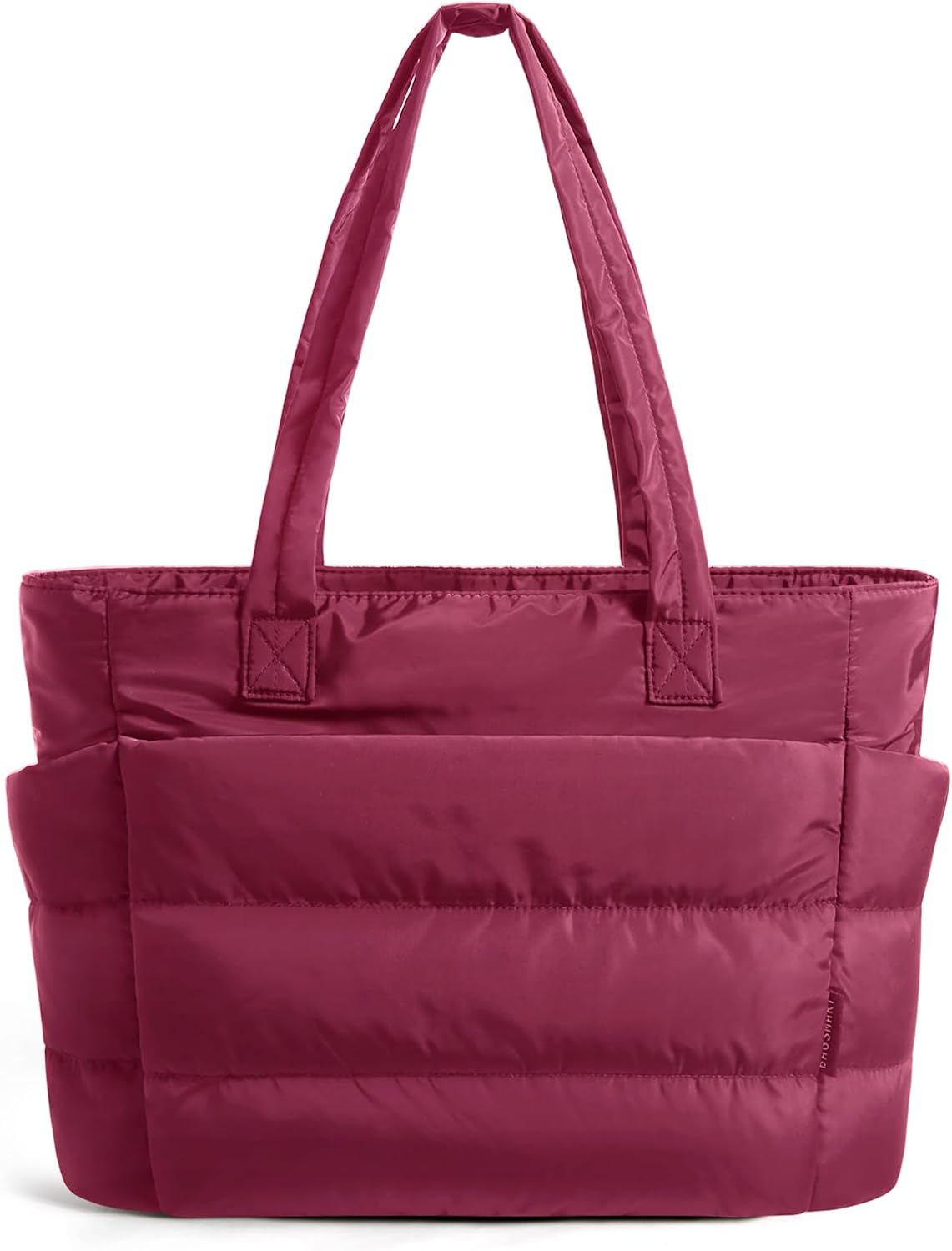 BAGSMART Tote Bag for Women - Lightweight Puffy Shoulder Bag with Compartments for Travel & Gym | Versatile Design