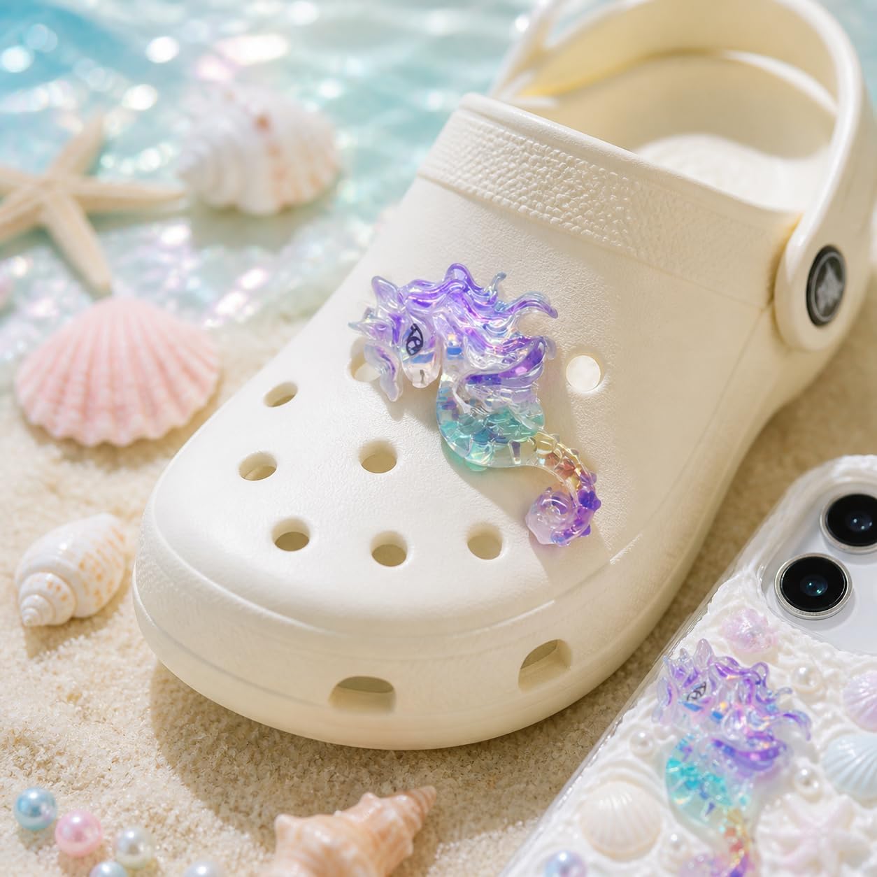 Seahorse Pocket Hug | 10 PCS Cute Ocean Animal Resin Decor Gift Set