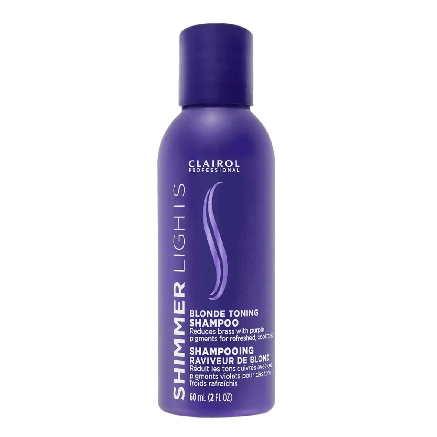 Clairol Professional Shimmer Lights Purple Shampoo - Neutralizes Brass & Yellow Tones | For Blonde, Silver & Gray Hair
