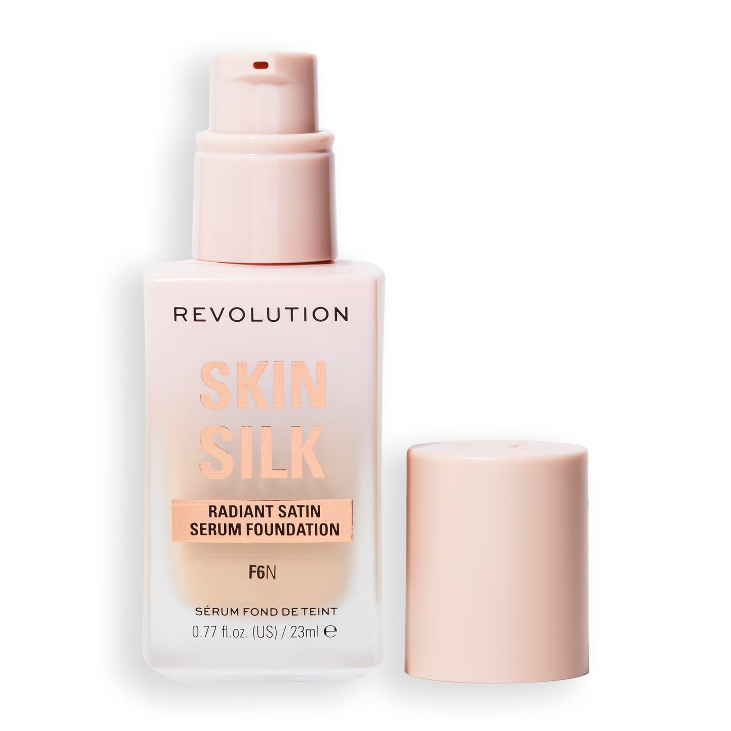 Revolution Skin Silk Radiant Satin Serum Foundation, F6N Light Skin Tones